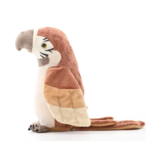 Mluvící papoušek Pierre 23 cm hnědý – nabíjecí